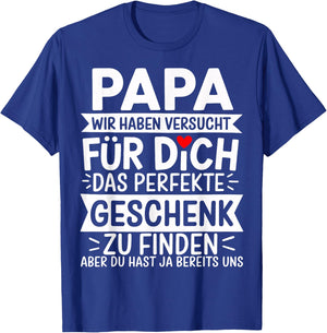 Dad Gift Birthday Funny Father's Day Christmas Dad , black T-Shirt - T-Shirt | Royal