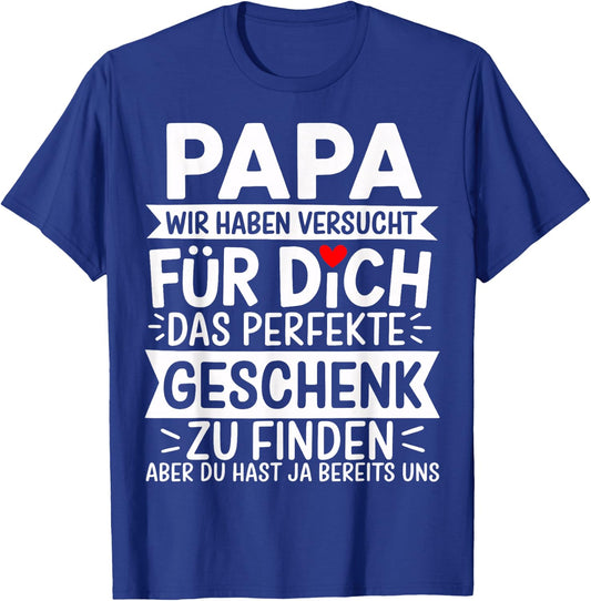 Dad Gift Birthday Funny Father's Day Christmas Dad , black T-Shirt - T-Shirt | Royal