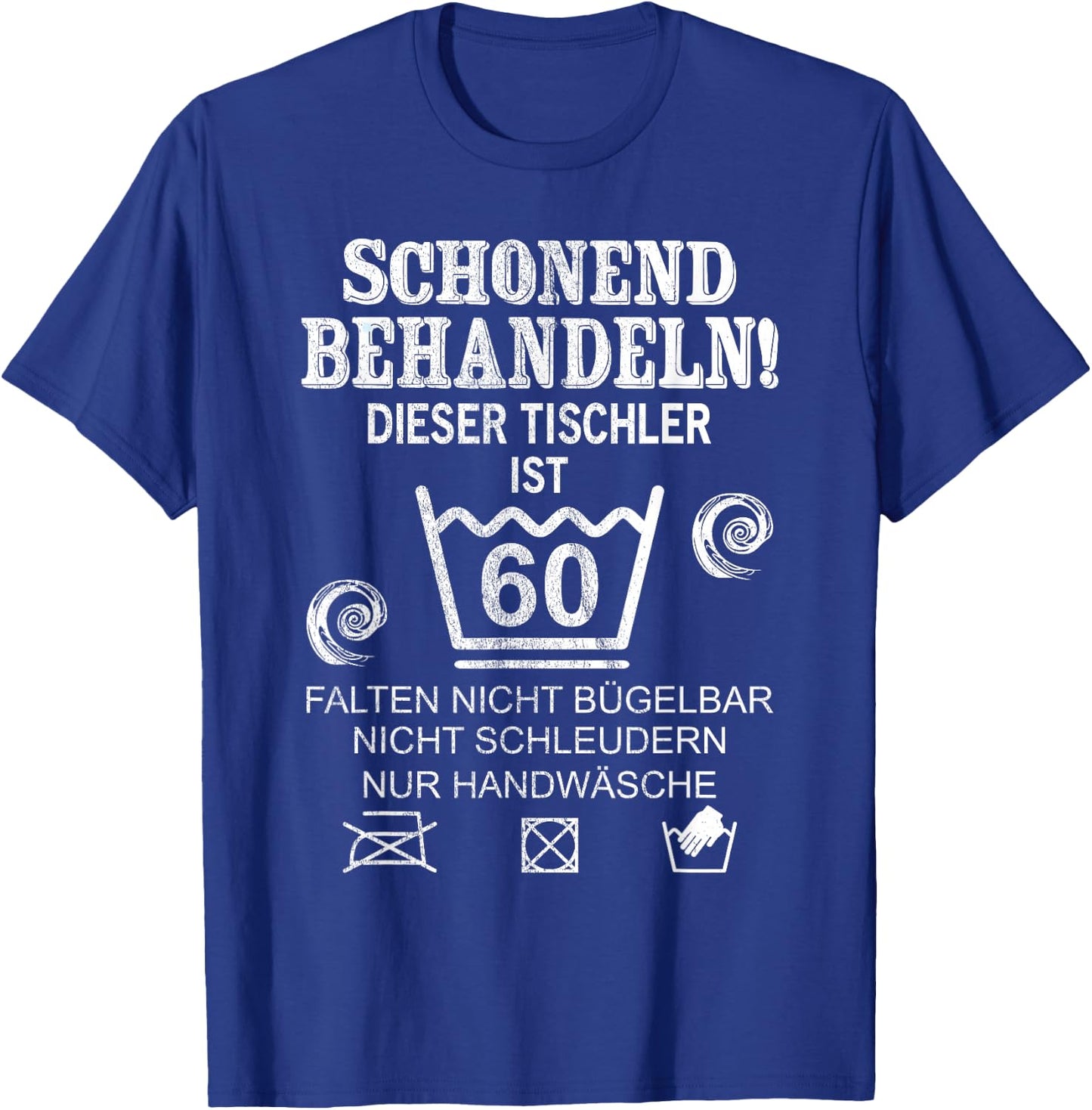 60th Birthday Carpenter's 60th Birthday , black T-Shirt - T-Shirt | Royal