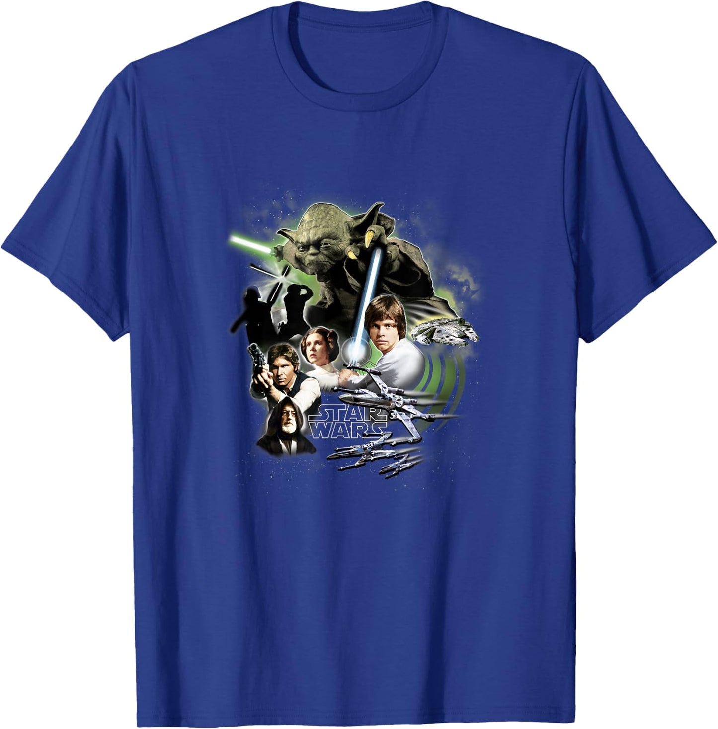 Star Wars Classic Trilogy Rebel Alliance Group Collage T-Shirt - T-Shirt | Royal