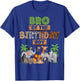 Wild Bro Of The Birthday Boy Zoo Safari Jungle Animal T-Shirt - T-Shirt | Royal