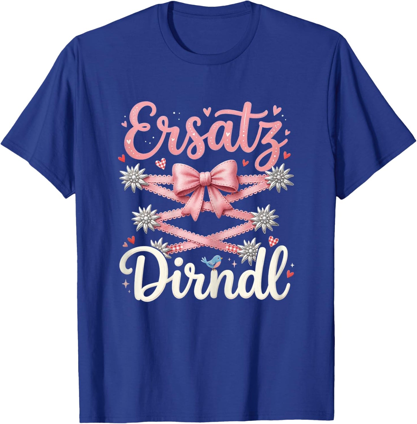 Outfit Trachten Damen Trachtenshirt Ersatz Dirndl T-Shirt - T-Shirt | Royal