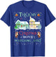 Christmas Movie Watching Shirt Family Matching Xmas T-Shirt - T-Shirt | Royal