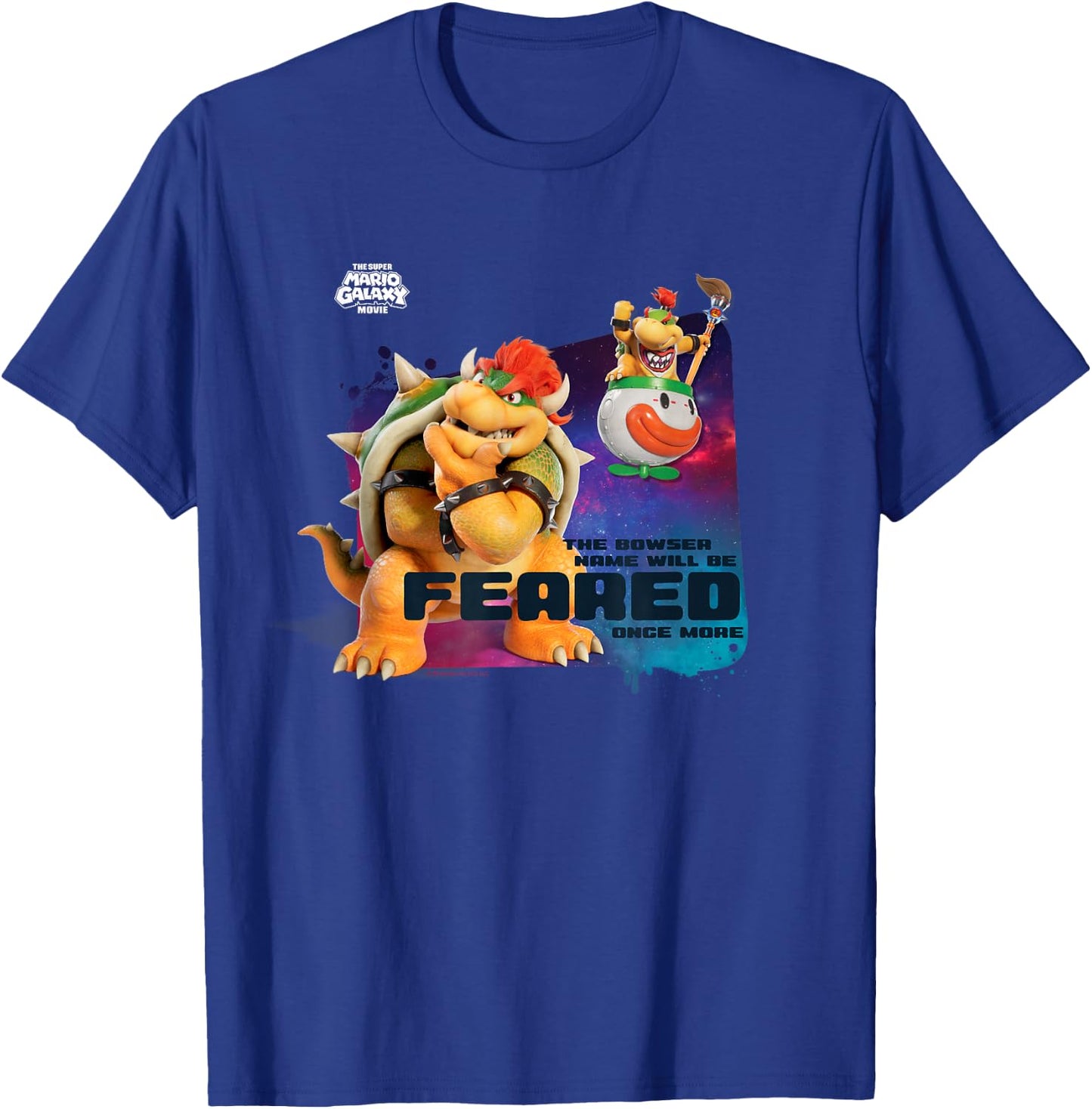 The Super Mario Galaxy Movie Bowser Feared T-Shirt - T-Shirt | Royal