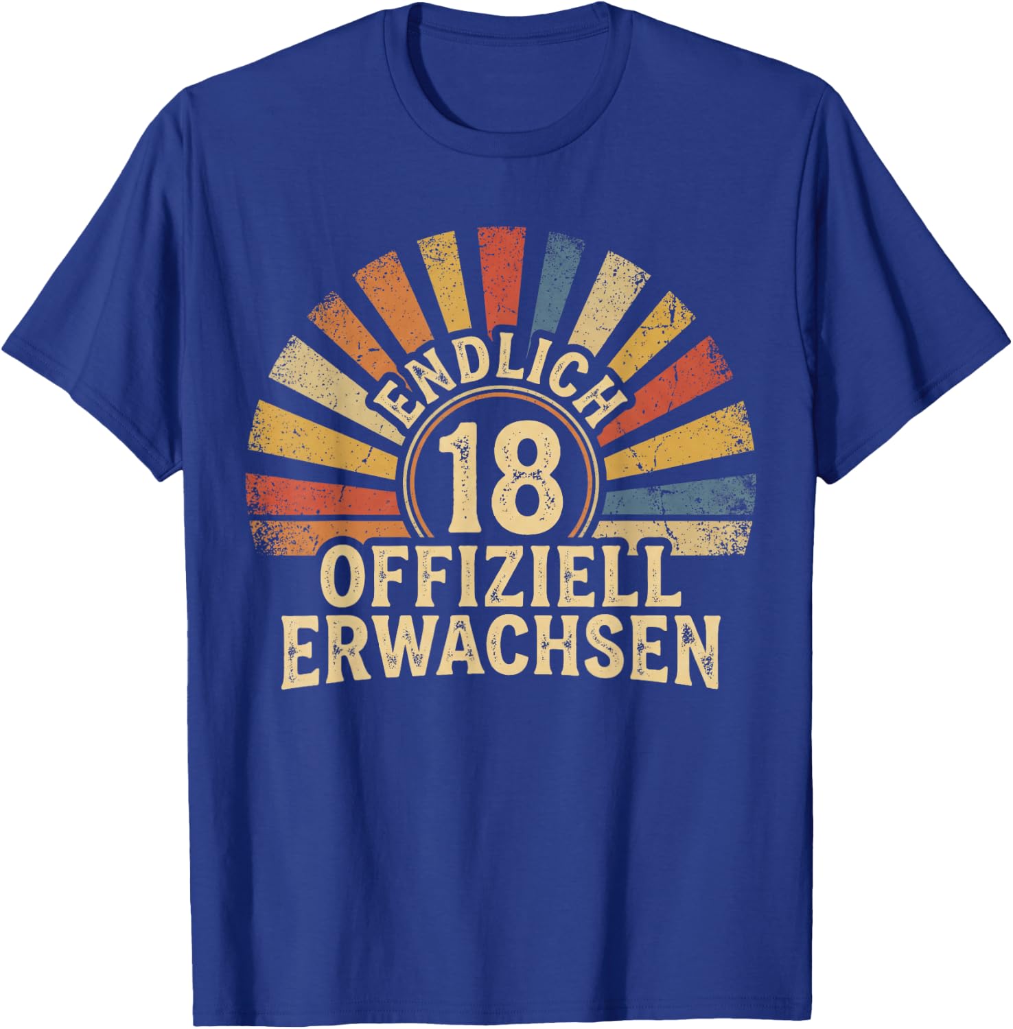 18ter Endlich 18 Jahre 18. Geburtstag Mädchen Junge Tochter T-Shirt - T-Shirt | Royal