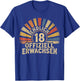 18ter Endlich 18 Jahre 18. Geburtstag Mädchen Junge Tochter T-Shirt - T-Shirt | Royal