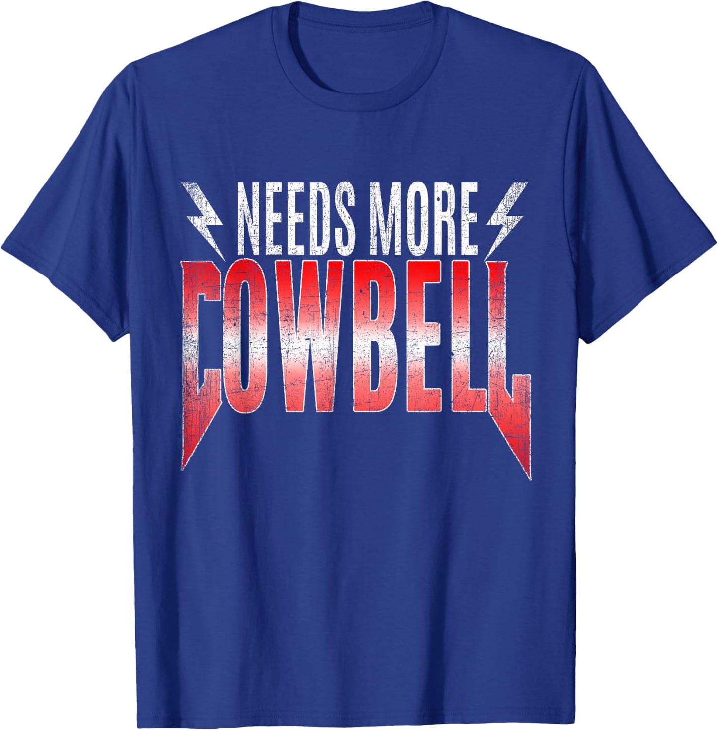 80's Heavy Metal - Needs More Cowbell Shirt T-Shirt - T-Shirt | Royal