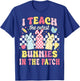 I Teach The Cutest Bunnies In The Patch Funny Teacher Easter T-Shirt - T-Shirt | Royal