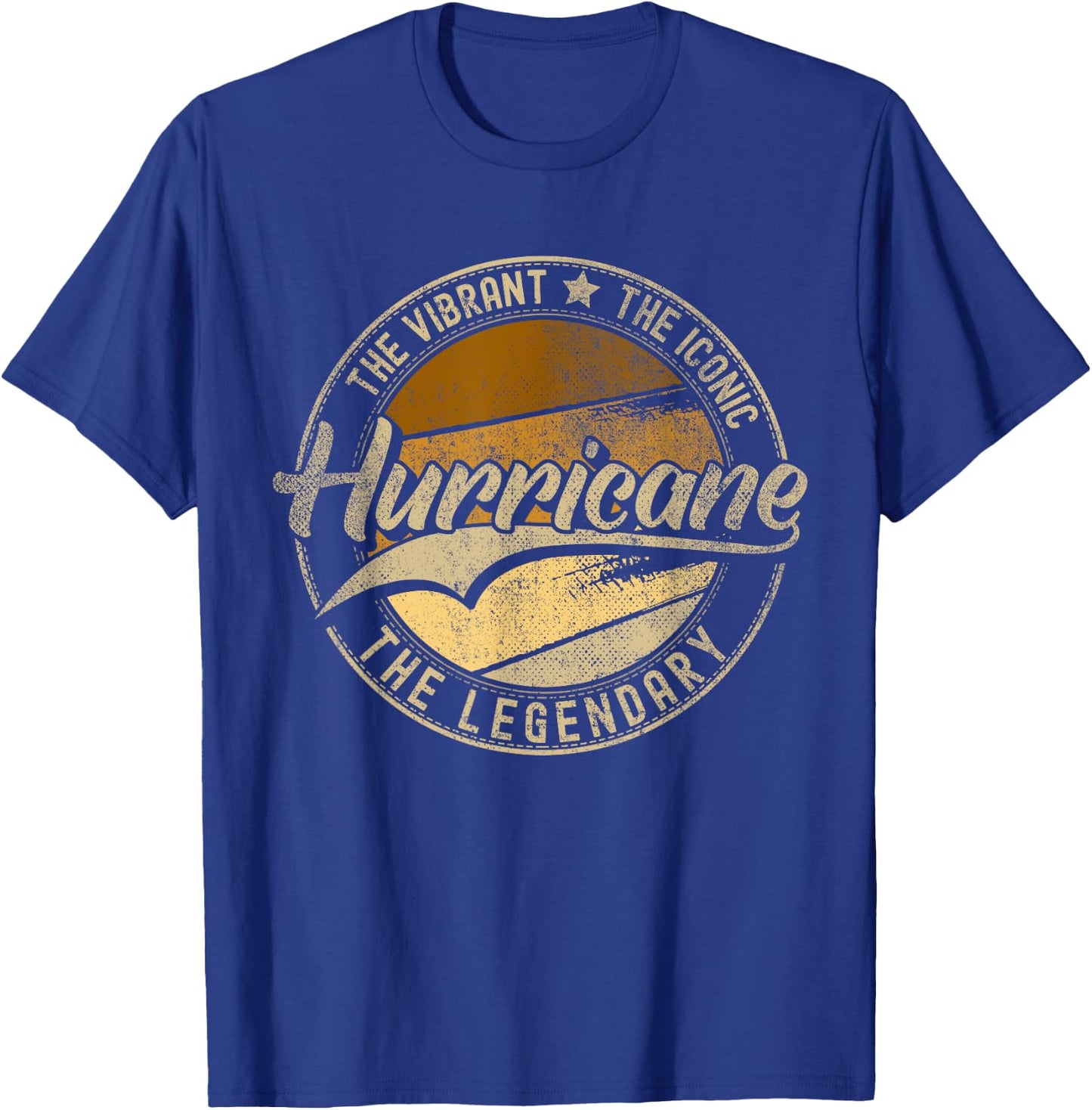 Hurricane UT | Utah | Vintage Distressed T-Shirt - T-Shirt | Royal