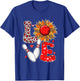 LOVE Leopard Sunflower Bowling Equipment Valentine Player T-Shirt - T-Shirt | Royal