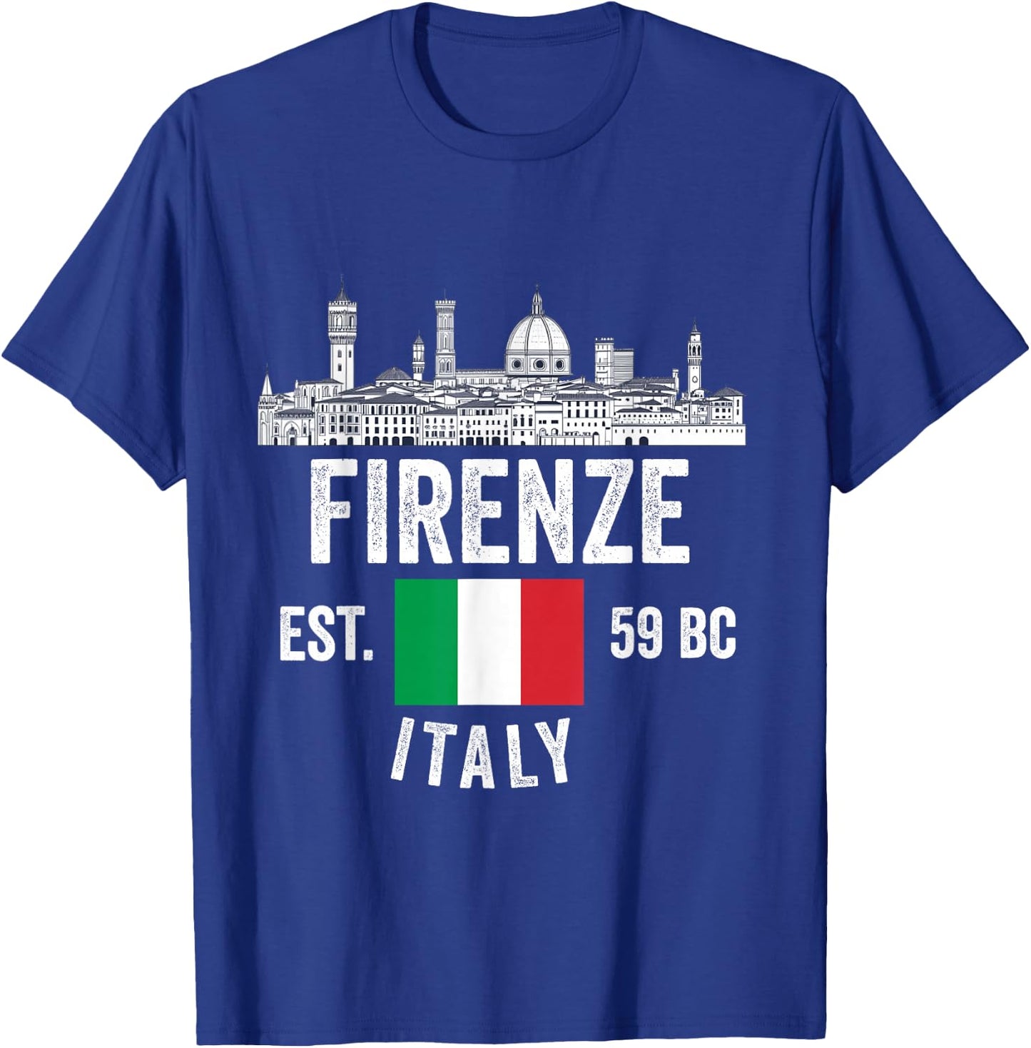Souvenirs from firenze italy with Italian Flag Florence Men T-Shirt - T-Shirt | Royal