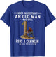 Never Underestimate an Old Man Who Still Runs A Chainsaw T-Shirt - T-Shirt | Royal