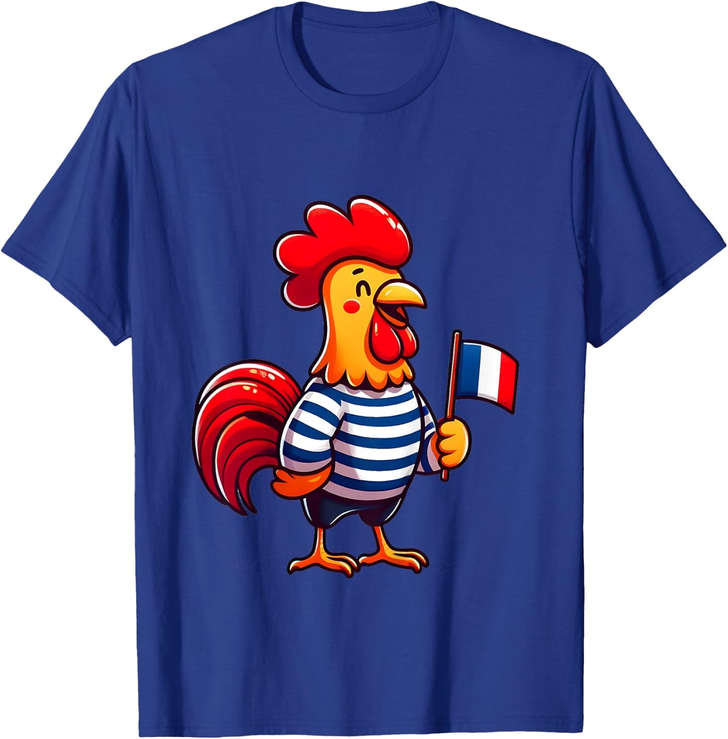 Child France Coq au Drapeau bleu blanc rouge for boy girl , white, 2 T-Shirt - T-Shirt | Royal