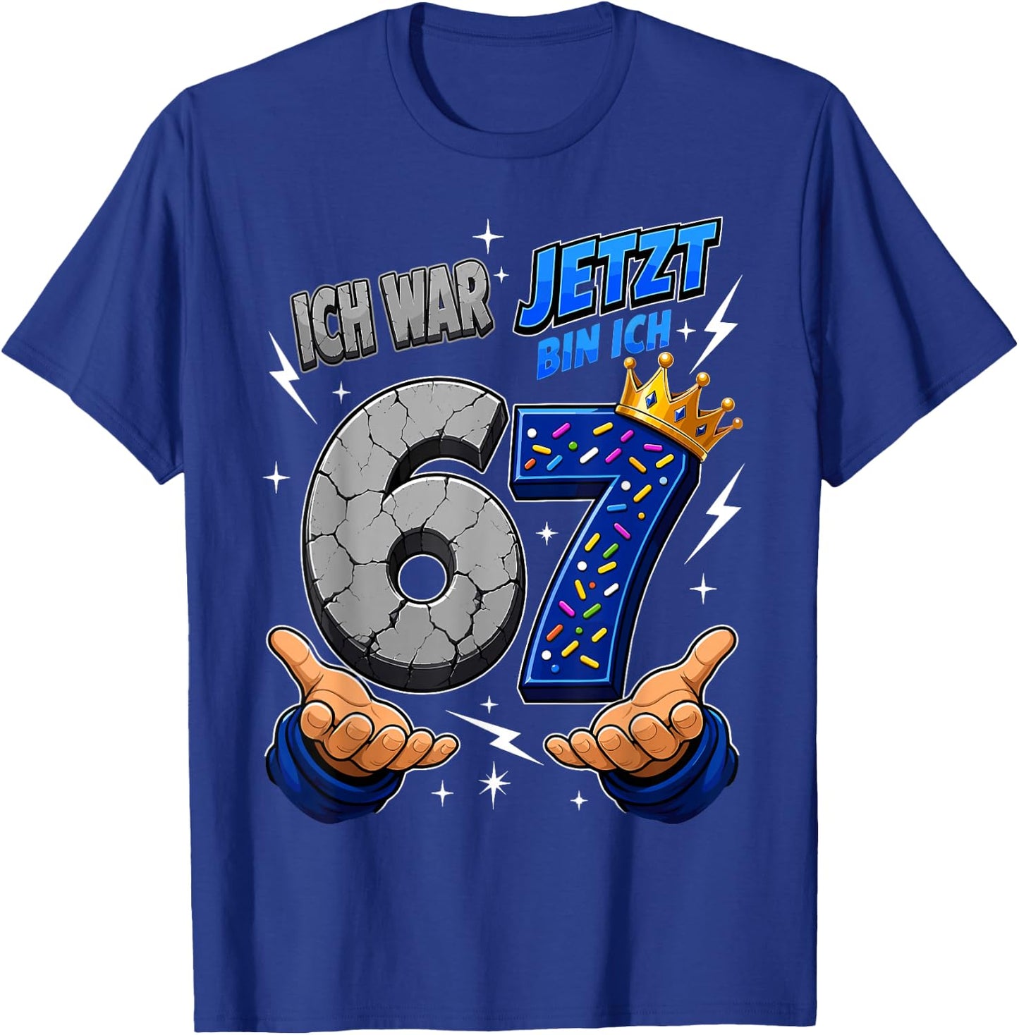 Ich War 6 Jetzt Bin Ich 7 Lustiges 7 Geburtstag 67 Kinder T-Shirt - T-Shirt | Royal