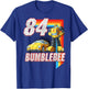 Transformers Bumblebee '84 Retro Rainbow Stripe T-Shirt - T-Shirt | Royal