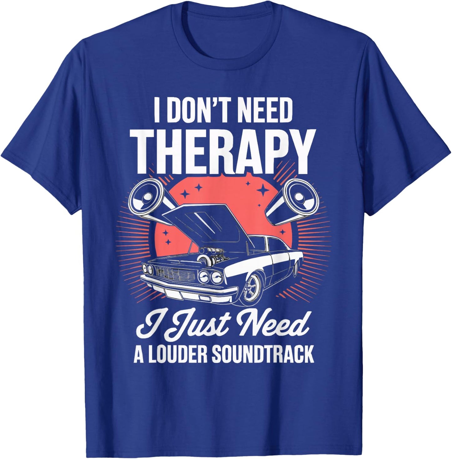 Car Audio Installer Car Sterio Bass Amp Profession Music T-Shirt - T-Shirt | Royal
