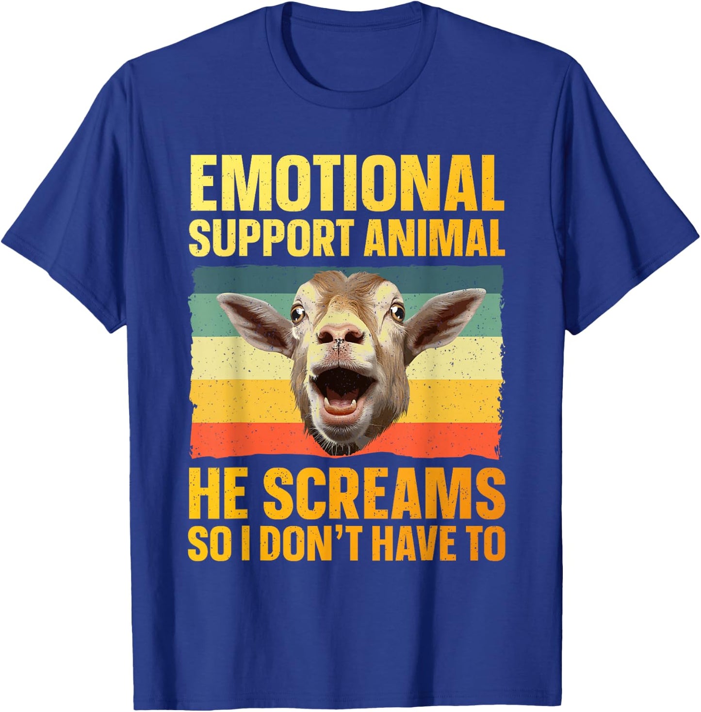 Funny Goat Design Women Goat Themed Pygmy Goat Lover T-Shirt - T-Shirt | Royal