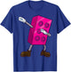 Dabbing Building Blocks Brick Dance Master Builder Kids T-Shirt - T-Shirt | Royal