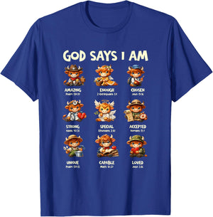 Scottish Cow T-Shirt - T-Shirt | Royal