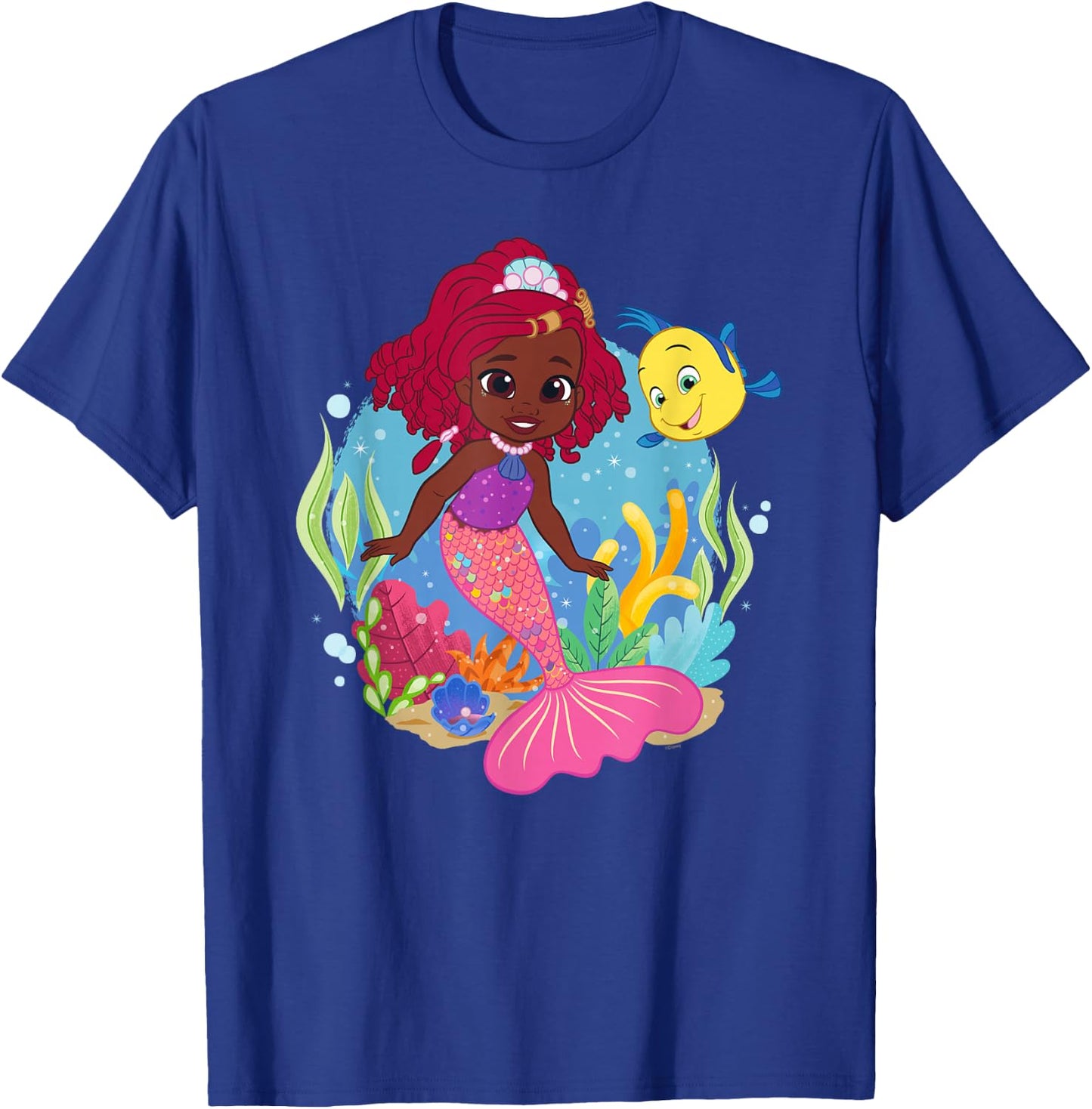 Disney Junior’s Ariel and Flounder Undersea Friends T-Shirt - T-Shirt | Royal
