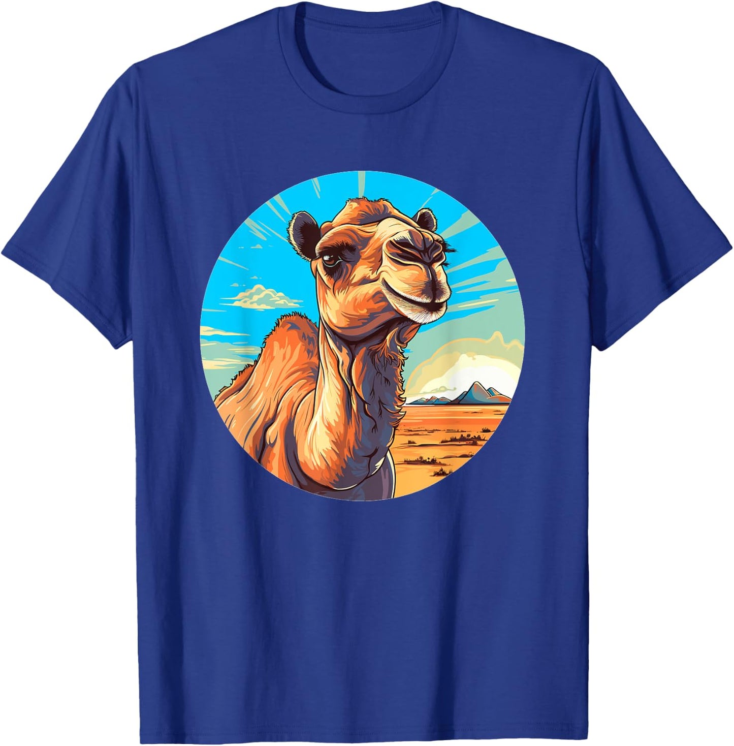 Beautiful camel in the desert landscape T-Shirt - T-Shirt | Royal