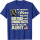 My Niece Wears Dog Tags And Combat Boots - Proud Army Aunt T-Shirt - T-Shirt | Royal
