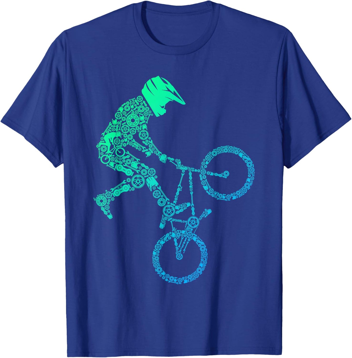 Boys BMX Bike Shirts | Bike Rider Gear BMX , black T-Shirt - T-Shirt | Royal