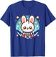 Cute Fluffy Super Hero Bunny Superhero Rabbit T-Shirt - T-Shirt | Royal