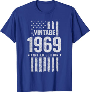 1969 Birthday - Born in 1969 - Limited Edition Vintage 1969 T-Shirt - T-Shirt | Royal