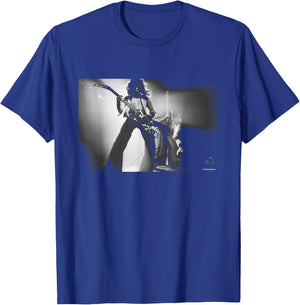 Eddie Van Halen Short With The Devil EVH Simon Fowler T-Shirt - T-Shirt | Royal