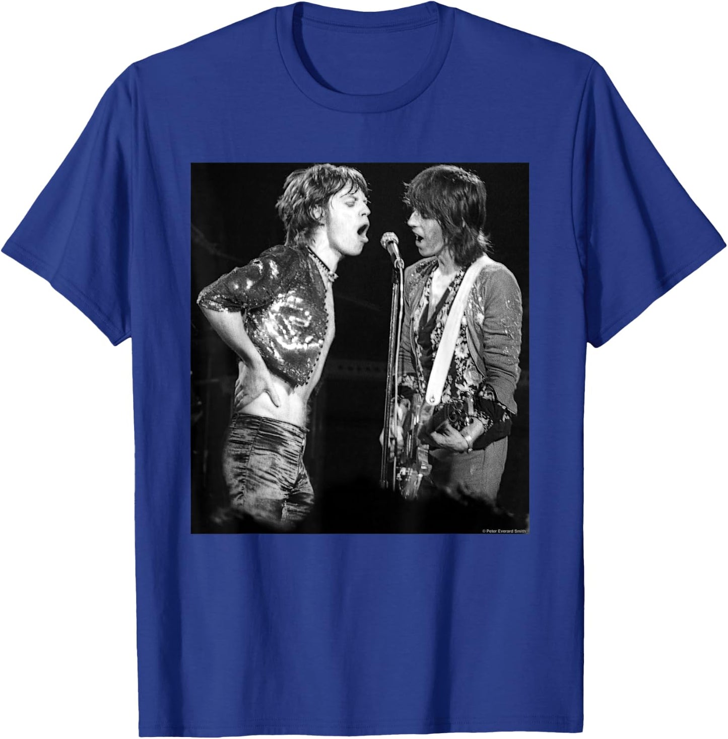 Mick Jagger Keith Richards Rolling Stones by Everard Smith T-Shirt - T-Shirt | Royal