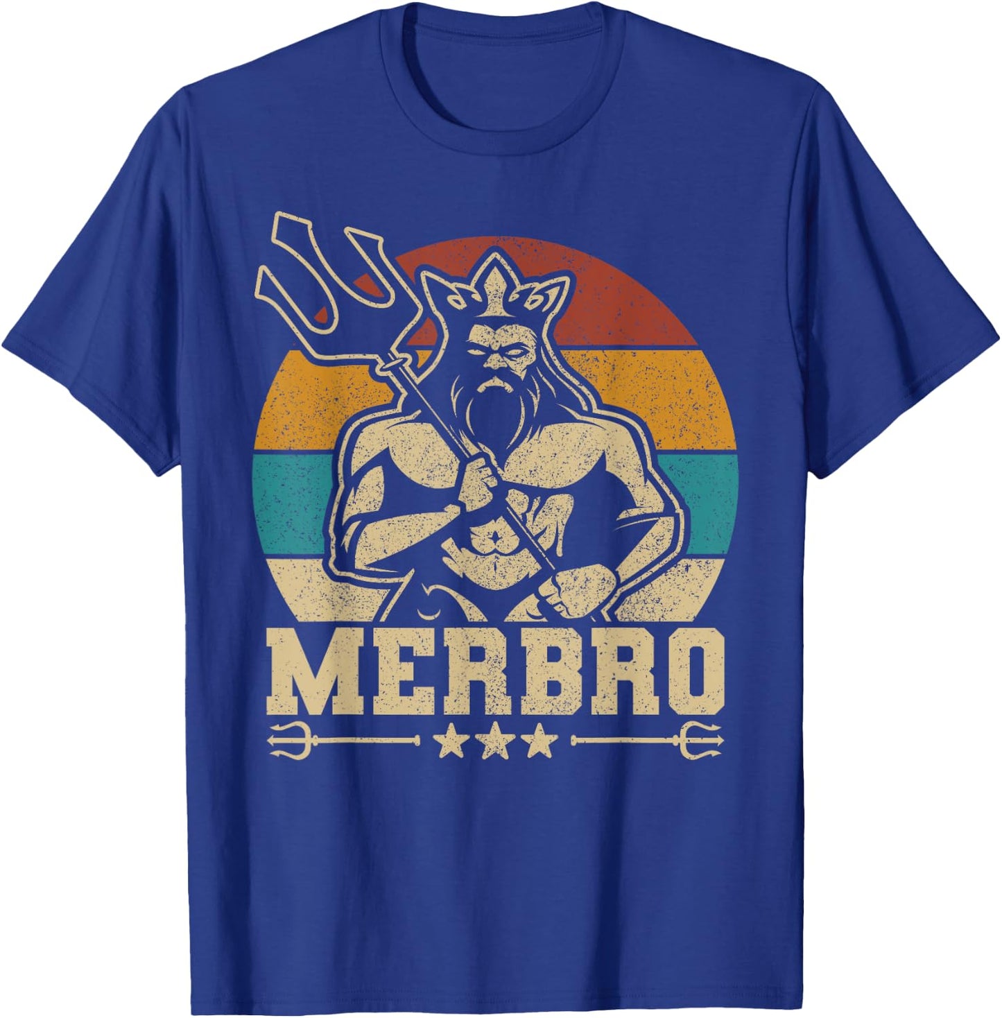 Merbro Brother Mermaid Bro Birthday Costume Party Outfit T-Shirt - T-Shirt | Royal
