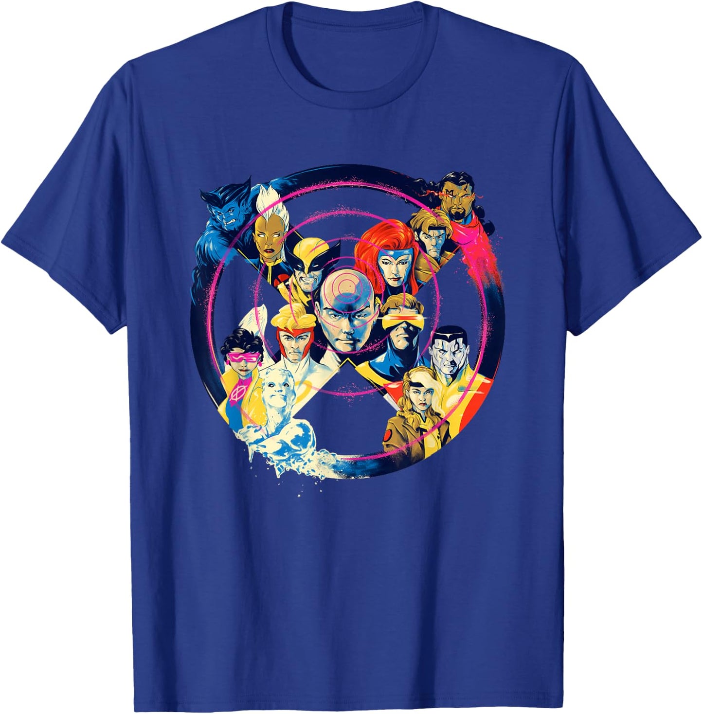 Marvel Professor X and the X-Men Team X Symbol Logo T-Shirt - T-Shirt | Royal
