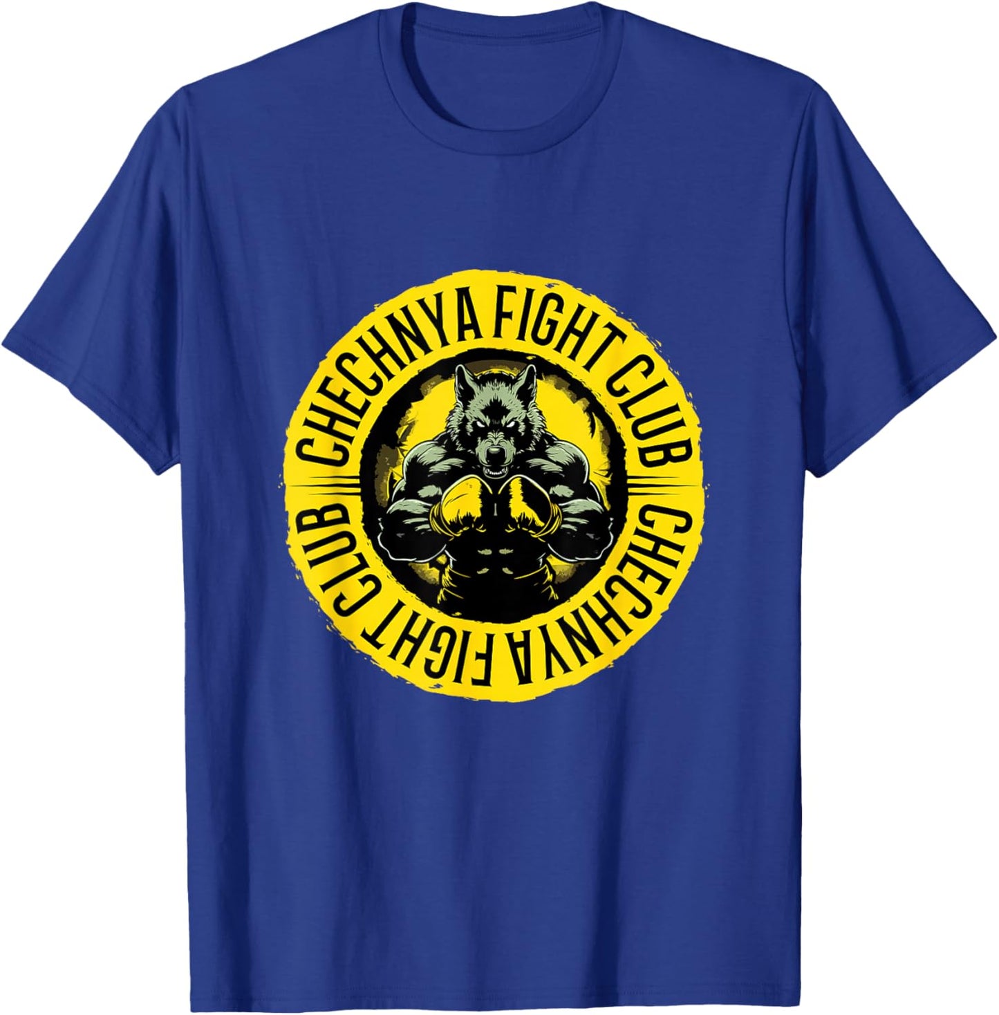 Chechnya Fight Club | Boxing Martial Arts MMA Chechen , Black, S T-Shirt - T-Shirt | Royal