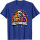 Happy HallowThanksMas Halloween Thanksgiving Christmas Fall T-Shirt - T-Shirt | Royal