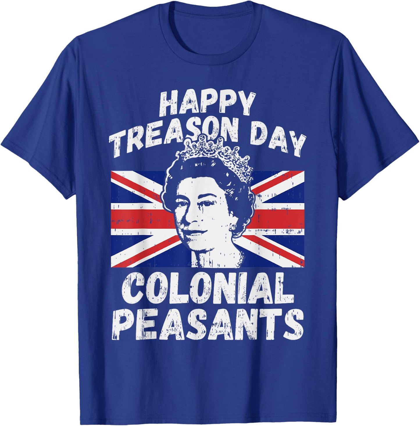 Happy Treason Day Colonial Peasants USA 4th of July UK Queen Kids Men T-Shirt - T-Shirt | Royal