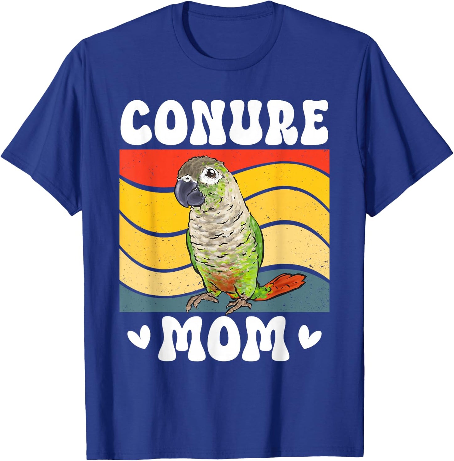 Green Cheeked Conure Mom Parrot Bird Conure T-Shirt - T-Shirt | Royal
