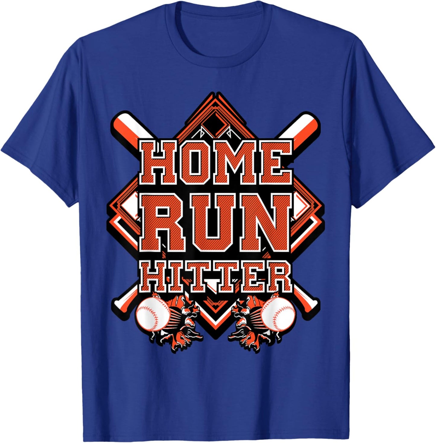 Home run hitter | gifts for teens boys baseball shirts T-Shirt - T-Shirt | Royal