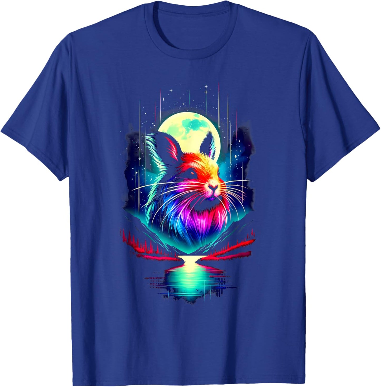 Colorful Viscacha Spirit Animal Cool Illustration Art T-Shirt - T-Shirt | Royal
