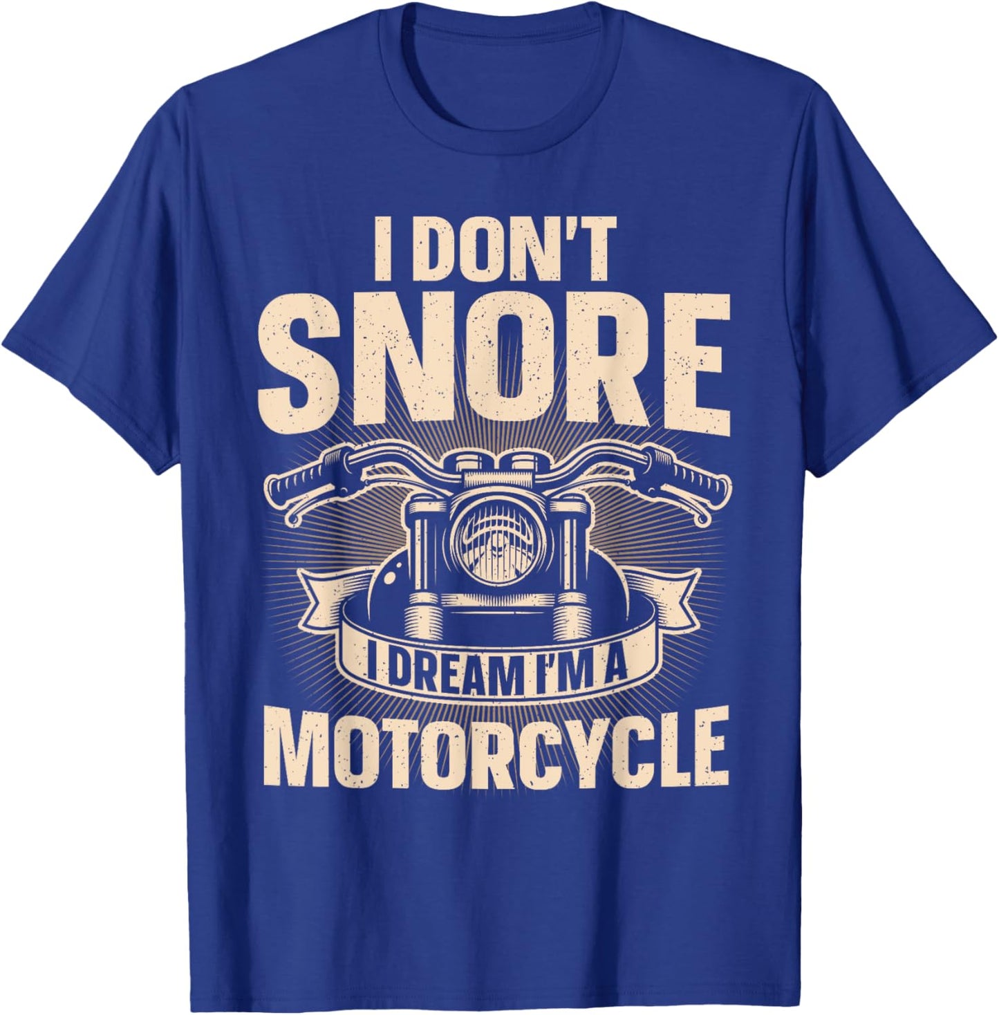 Funny Motorcycle Design Dad Biker Motorcycle Lover T-Shirt - T-Shirt | Royal
