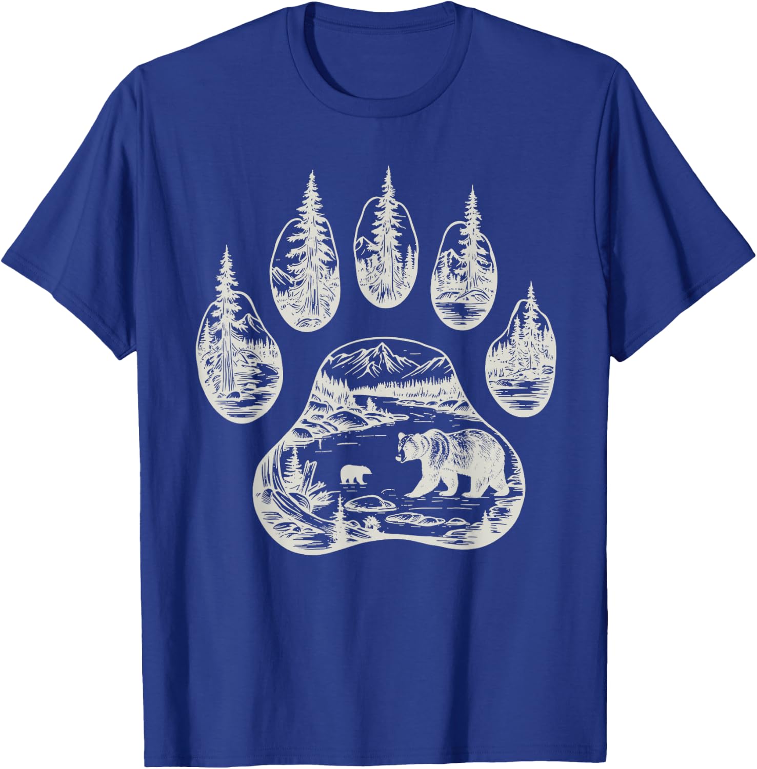 Native American Indigenous Heritage indian Pride, Bear Claw T-Shirt - T-Shirt | Royal