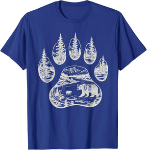 Native American Indigenous Heritage indian Pride, Bear Claw T-Shirt - T-Shirt | Royal