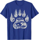 Native American Indigenous Heritage indian Pride, Bear Claw T-Shirt - T-Shirt | Royal