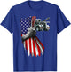 Tow Truck operator work American Flag For Tow Truck Driver T-Shirt - T-Shirt | Royal
