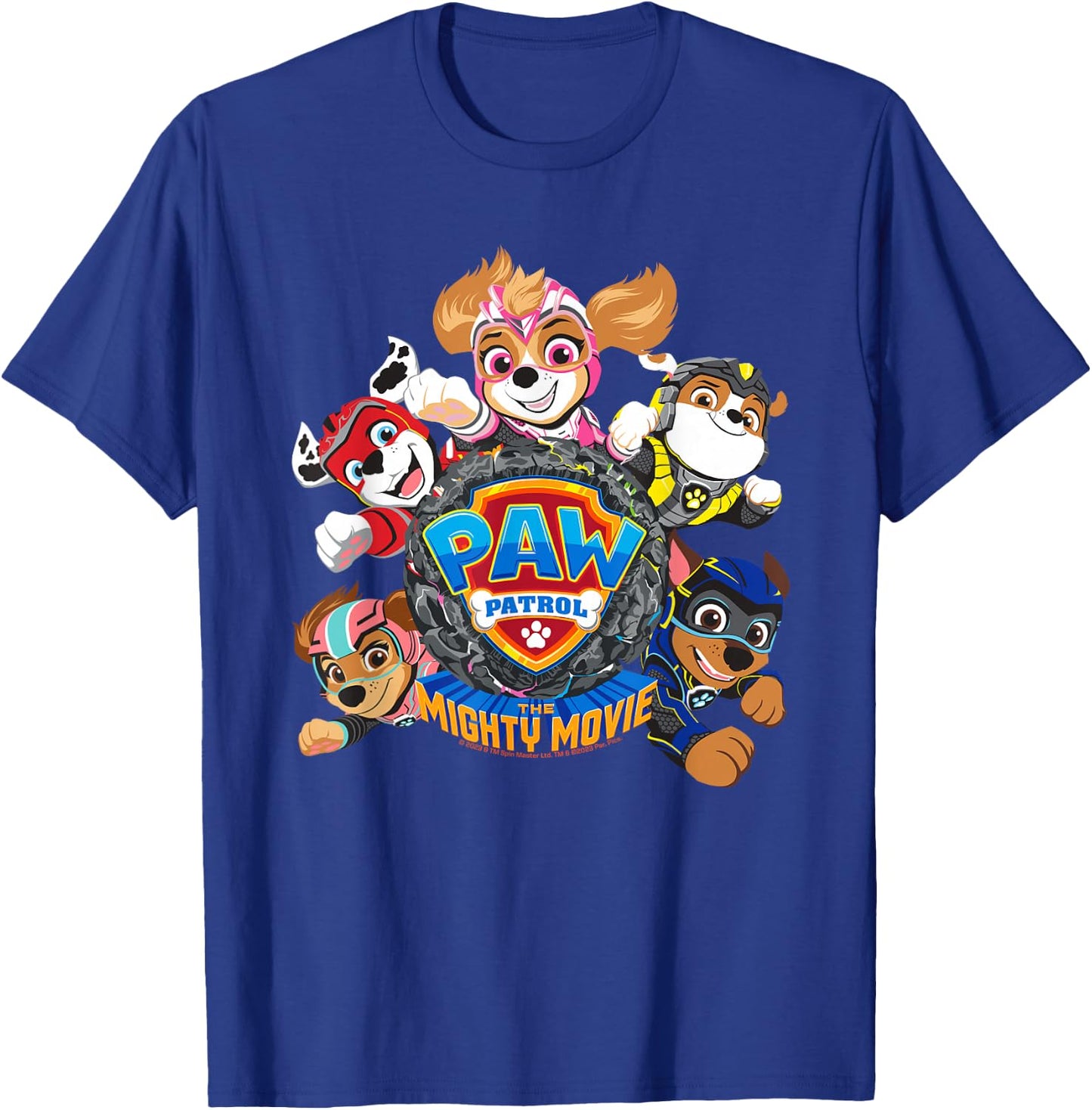 PAW Patrol: The Mighty Movie Flying , Black, S T-Shirt - T-Shirt | Royal