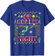 Funny Soccer Goalie Ugly Christmas Sweater Party Goal Keeper T-Shirt - T-Shirt | Royal