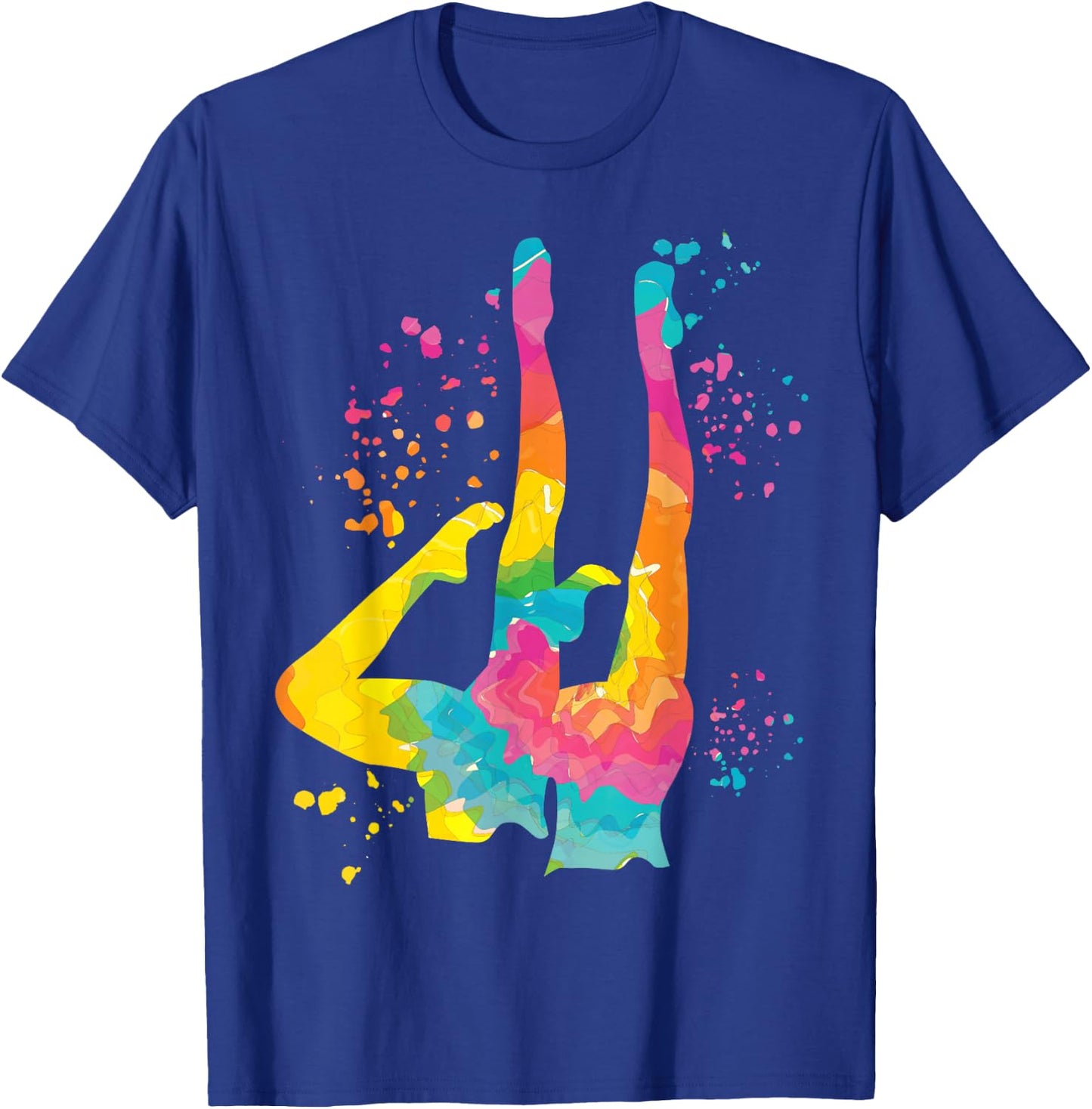 Colorsplash Team Artistic Swim , Black, S T-Shirt - T-Shirt | Royal