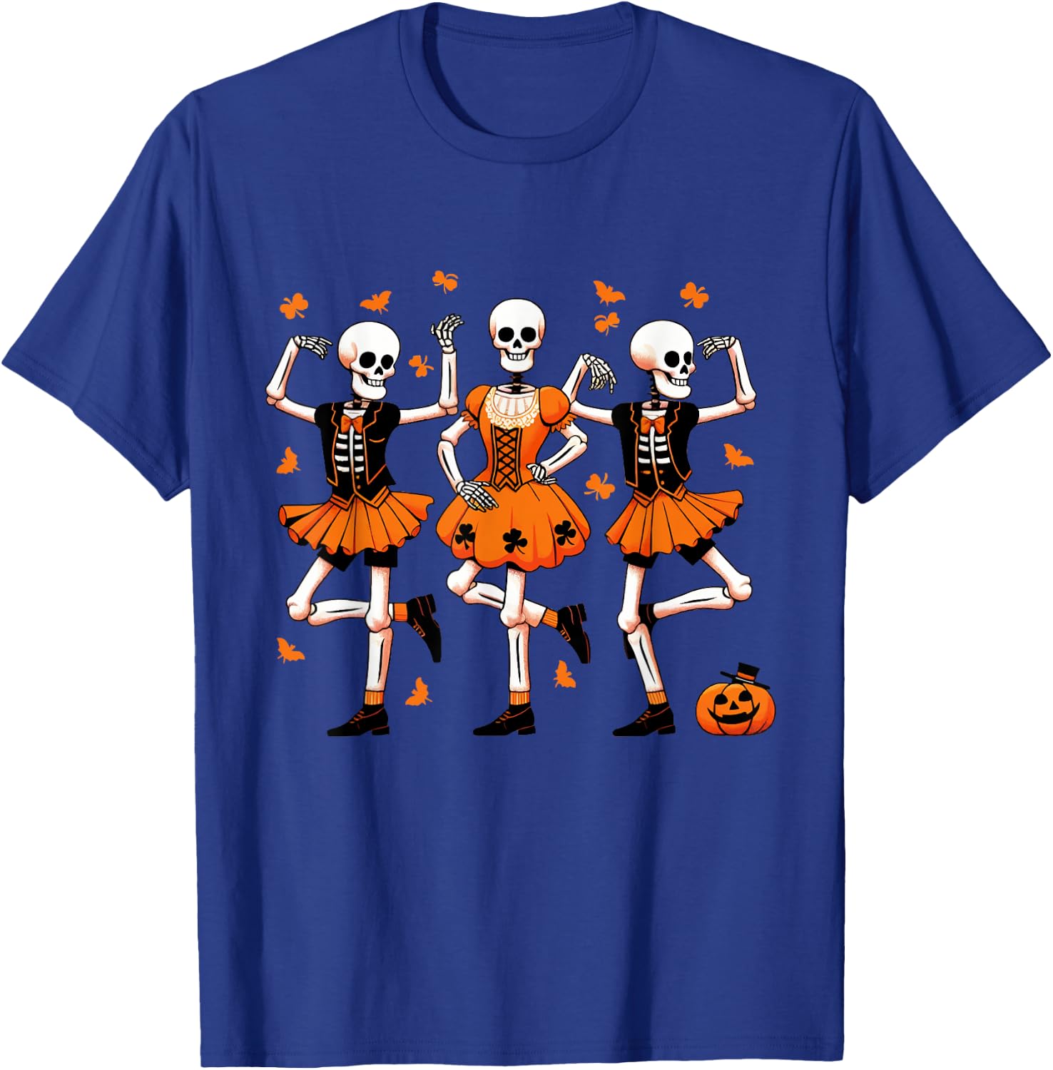 Irish Dancing Skeletons Spooky Dance Halloween Women's T-Shirt - T-Shirt | Royal