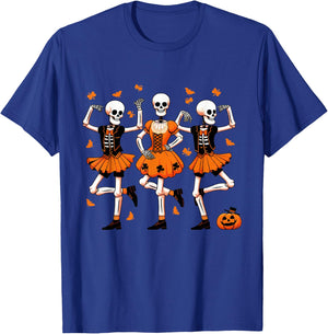 Irish Dancing Skeletons Spooky Dance Halloween Women's T-Shirt - T-Shirt | Royal