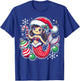 Girls Mermaid Christmas Pajamas T-Shirt - T-Shirt | Royal